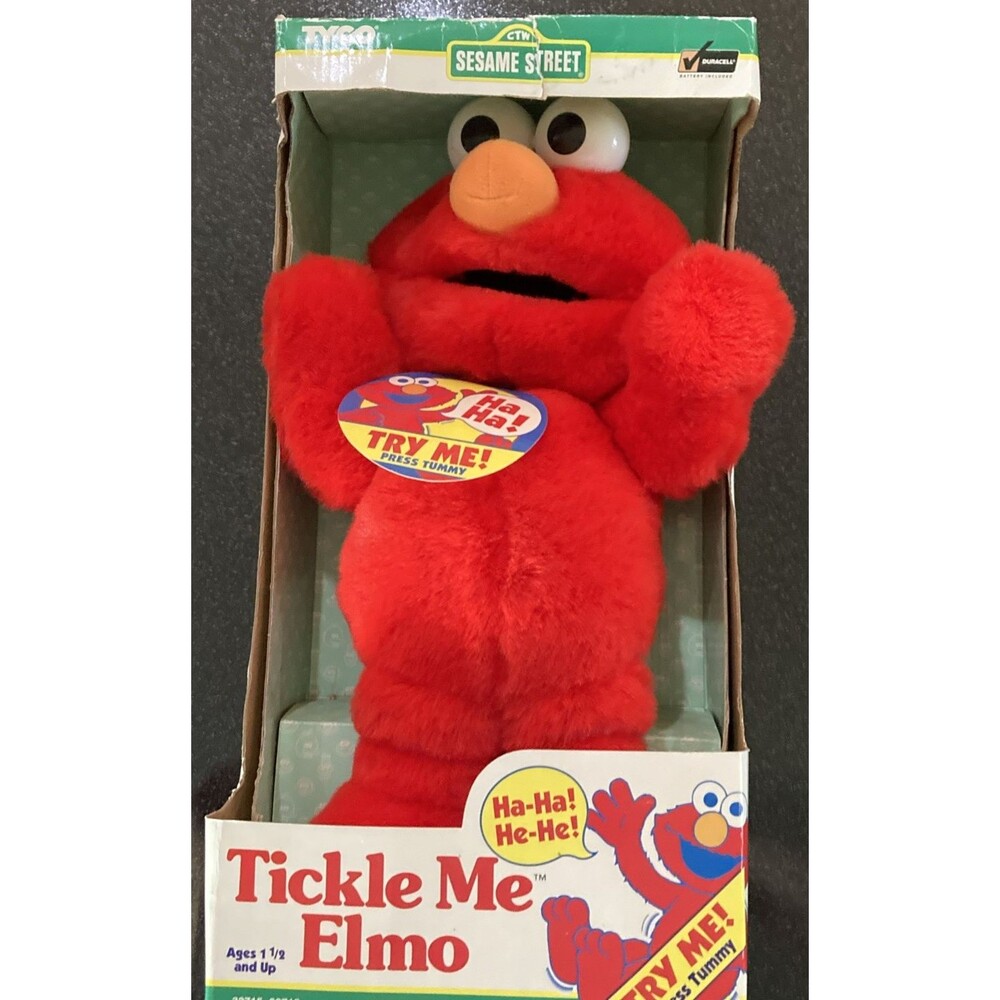 TYCO Sesame Street Tickle Me Elmo 1996 Plush Toy #62715 -  BRAND NEW Works Great